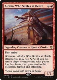Alesha, Who Smiles at Death - Commander 2016 - Magic: The Gathering card