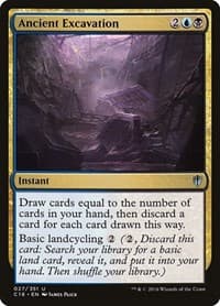 Ancient Excavation - Commander 2016 - Magic: The Gathering card