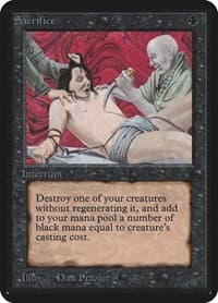 Sacrifice - Alpha Edition - Magic: The Gathering card