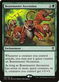 Beastmaster Ascension - Commander 2016 - Magic: The Gathering card