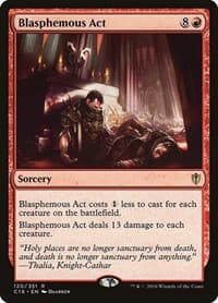 Blasphemous Act - Commander 2016 - Magic: The Gathering card