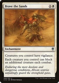 Brave the Sands - Commander 2016 - Magic: The Gathering card
