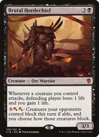 Brutal Hordechief - Commander 2016 - Magic: The Gathering card