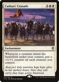 Cathars' Crusade - Commander 2016 - Magic: The Gathering card