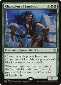 Champion of Lambholt - Commander 2016 - Magic: The Gathering card