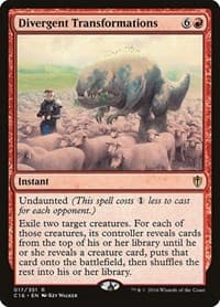 Divergent Transformations - Commander 2016 - Magic: The Gathering card