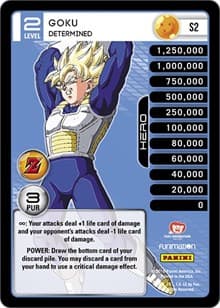 Goku - Determined (High Tech Foil) - Panini: Awakening - Dragon Ball Z TCG card