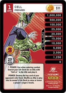 Cell - Prepared (Rainbow Parallel Foil) - Panini: Awakening - Dragon Ball Z TCG card
