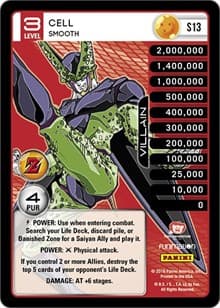 Cell - Smooth (Rainbow Parallel Foil) - Panini: Awakening - Dragon Ball Z TCG card