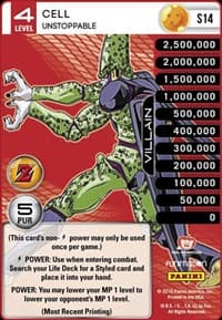 Cell - Unstoppable (High Tech Foil) - Panini: Awakening - Dragon Ball Z TCG card