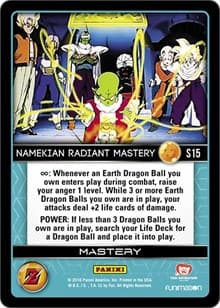 Namekian Radiant Mastery (High Tech Foil) - Panini: Awakening - Dragon Ball Z TCG card