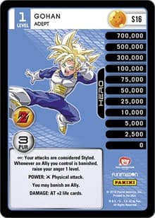 Gohan - Adept (High Tech Foil) - Panini: Awakening - Dragon Ball Z TCG card