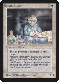 Samite Healer - Alpha Edition - Magic: The Gathering card