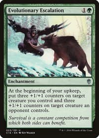 Evolutionary Escalation - Commander 2016 - Magic: The Gathering card