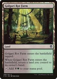 Golgari Rot Farm - Commander 2016 - Magic: The Gathering card