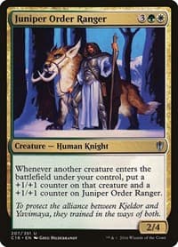 Juniper Order Ranger - Commander 2016 - Magic: The Gathering card