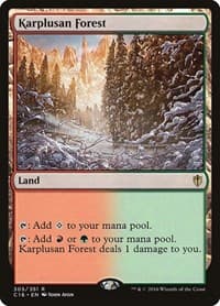 Karplusan Forest - Commander 2016 - Magic: The Gathering card