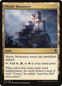 Mystic Monastery - Commander 2016 - Magic: The Gathering card