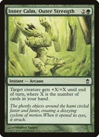 Inner Calm, Outer Strength - Saviors of Kamigawa - Magic: The Gathering card