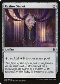 Orzhov Signet - Commander 2016 - Magic: The Gathering card