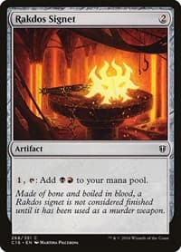 Rakdos Signet - Commander 2016 - Magic: The Gathering card