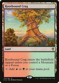 Rootbound Crag - Commander 2016 - Magic: The Gathering card
