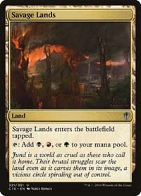 Savage Lands - Commander 2016 - Magic: The Gathering card