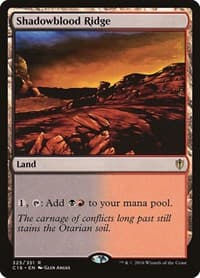 Shadowblood Ridge - Commander 2016 - Magic: The Gathering card