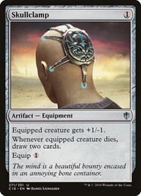 Skullclamp - Commander 2016 - Magic: The Gathering card