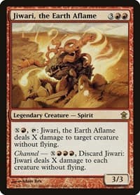Jiwari, the Earth Aflame - Saviors of Kamigawa - Magic: The Gathering card