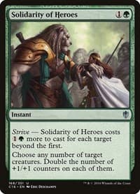 Solidarity of Heroes - Commander 2016 - Magic: The Gathering card