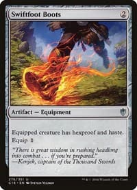 Swiftfoot Boots - Commander 2016 - Magic: The Gathering card