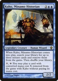 Kaho, Minamo Historian - Saviors of Kamigawa - Magic: The Gathering card