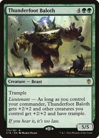Thunderfoot Baloth - Commander 2016 - Magic: The Gathering card