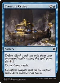 Treasure Cruise - Commander 2016 - Magic: The Gathering card