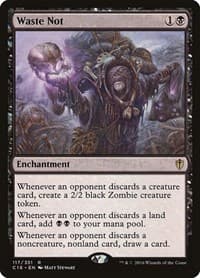 Waste Not - Commander 2016 - Magic: The Gathering card