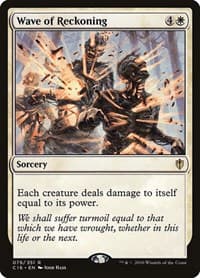Wave of Reckoning - Commander 2016 - Magic: The Gathering card
