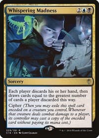 Whispering Madness - Commander 2016 - Magic: The Gathering card