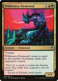 Wilderness Elemental - Commander 2016 - Magic: The Gathering card