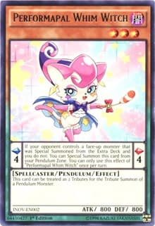 Performapal Whim Witch - Invasion: Vengeance - YuGiOh card