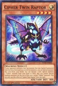 Cipher Twin Raptor - Invasion: Vengeance - YuGiOh card