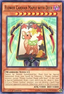 Flower Cardian Maple with Deer - Invasion: Vengeance - YuGiOh card