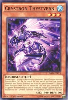 Crystron Thystvern - Invasion: Vengeance - YuGiOh card