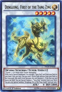 Denglong, First of the Yang Zing - Invasion: Vengeance - YuGiOh card