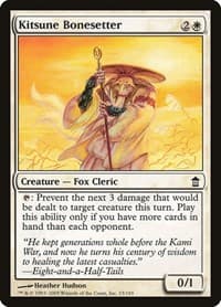 Kitsune Bonesetter - Saviors of Kamigawa - Magic: The Gathering card