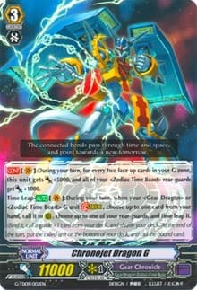 Chronojet Dragon G - G-TD09: True Zodiac Time Beasts - Cardfight Vanguard card