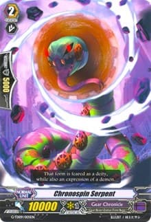 Chronospin Serpent - G-TD09: True Zodiac Time Beasts - Cardfight Vanguard card