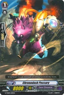 Chronodash Peccary - G-TD09: True Zodiac Time Beasts - Cardfight Vanguard card