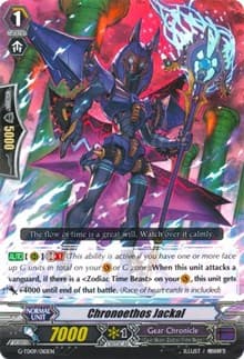 Chronoethos Jackal - G-TD09: True Zodiac Time Beasts - Cardfight Vanguard card