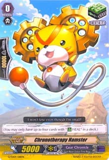 Chronotherapy Hamster - G-TD09: True Zodiac Time Beasts - Cardfight Vanguard card